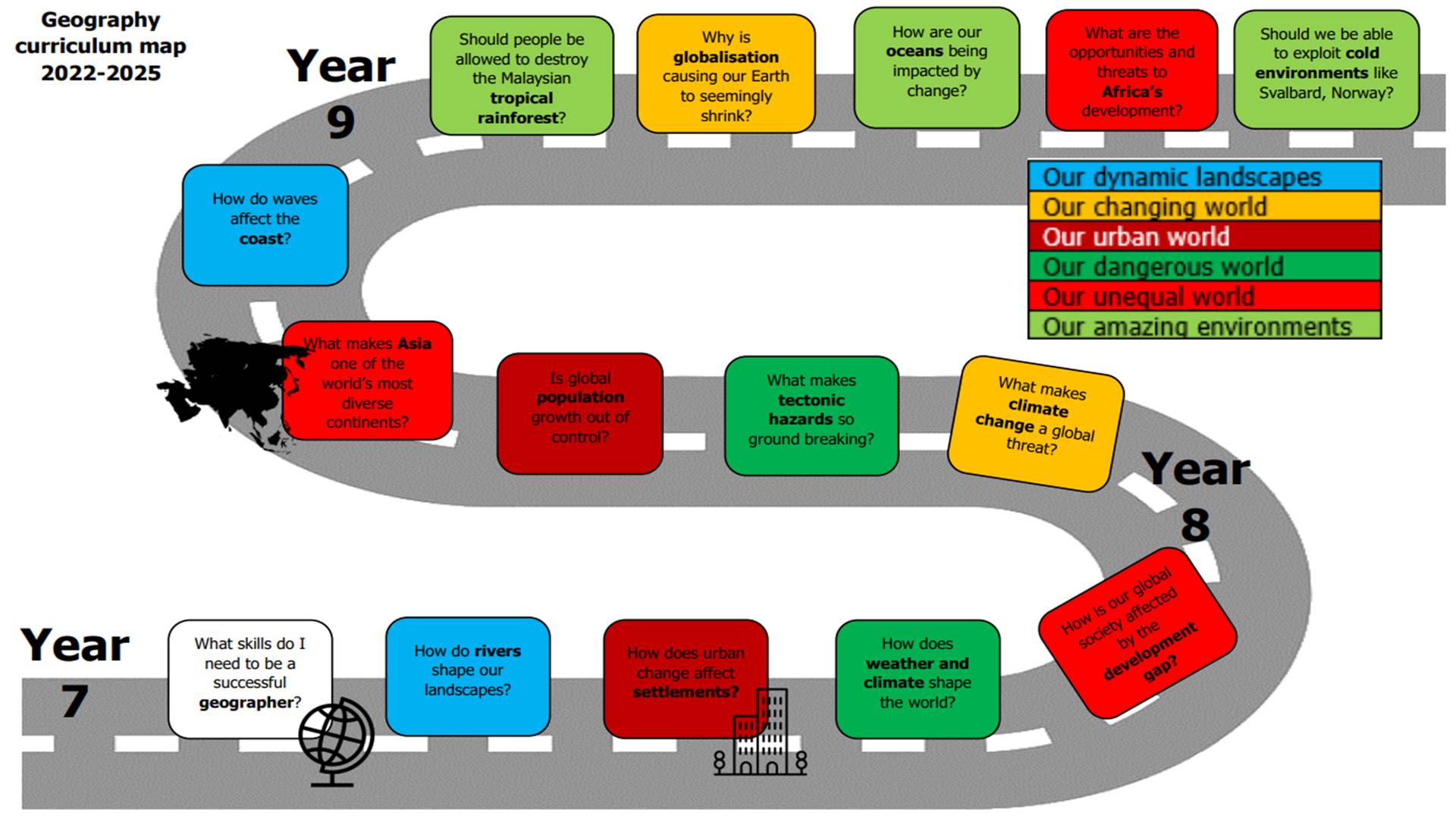 Geography Castle Mead Academy TMET Leicester MAT